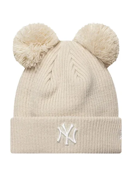 Accesorii textile New-Era Wmns Double Pom Beanie New York Yankees Hat bej