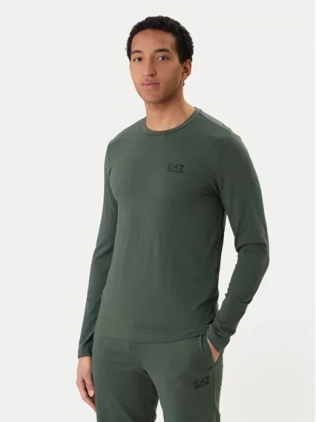 Emporio Armani Majica z dolgimi rokavi PJVQZ zelena