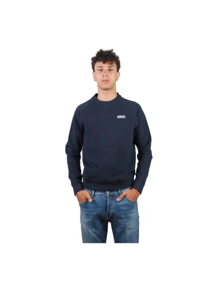 Długa bluza Barbour z długim rękawem niebieska