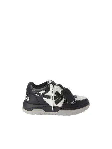 Sneakersy Off-white skórzane biznesowe białe