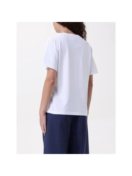 Koszulka Emporio Armani z logo biała