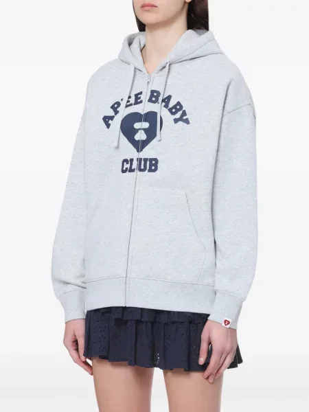 Hanorac cu glugă Apee™ By *a Bathing Ape® cu imagine gri