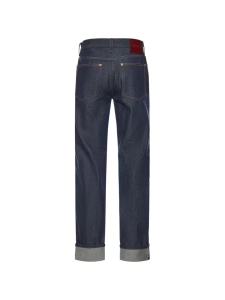Pantaloni Gucci cu autograf albastru