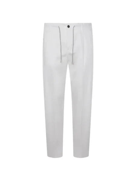Pantaloni Eleventy alb