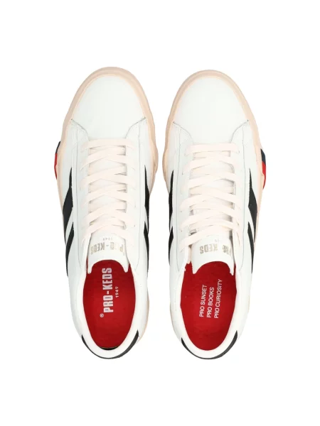 Sneakersy Pro Keds skórzane klasyczne białe