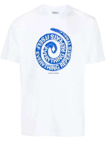 Μπλούζα Marcelo Burlon County Of Milan με σχέδιο λευκό