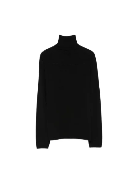 Sweter z golfem D.exterior czarny