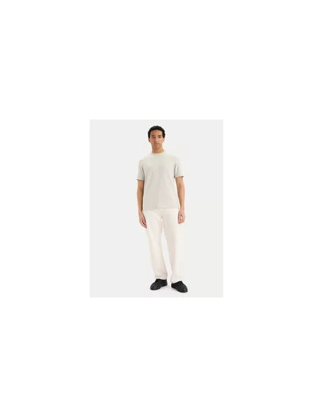 Calvin Klein T-shirt Krem Regular Fit