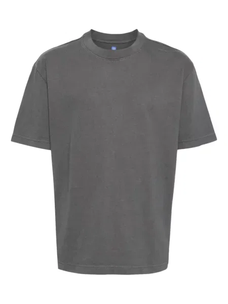 Tricou Adidas Yeezy cu decolteu rotund scurt gri