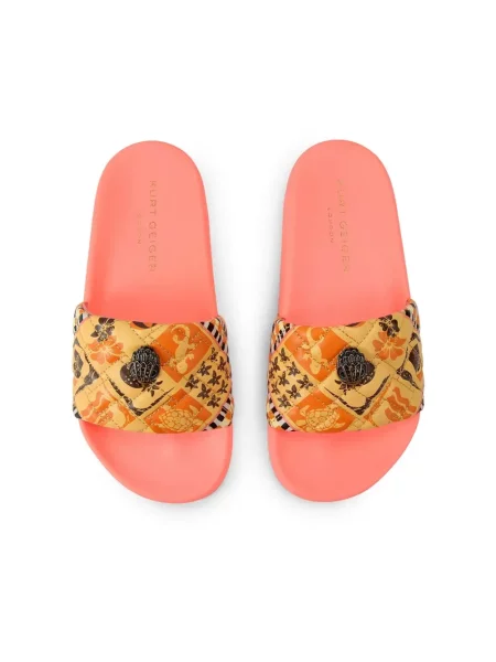 Klapki Kurt Geiger pomarańczowe