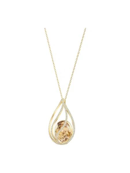 Naszyjnik Swarovski żółty
