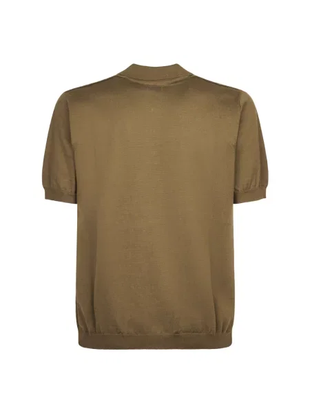 Koszulka polo C.p. Company z krótkim rękawem zielona
