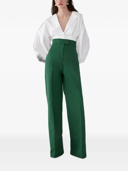 Pantaloni Carolina Herrera verde