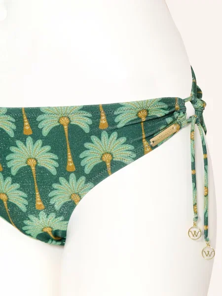 Watercult Základní Bikiny Tropical Muse S Třpytivou Nití zelená / tmavě / mátová žlutá