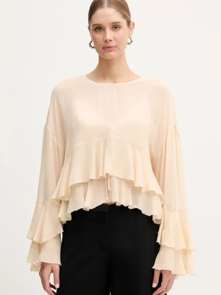 BOSS Orange bluză C Bleja bej