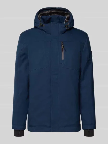 Parka o kroju regular fit z kapturem model ‘ROCKO’ Cars Jeans granatowa