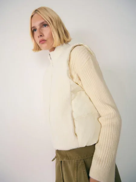 Жилет MANGO бежевий