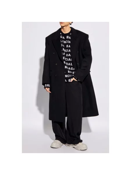 Sweter Balenciaga wełniany czarny