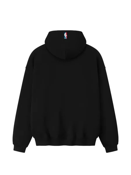 Суичър с качулка Fear Of God Essentials с принт черно