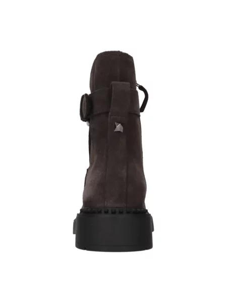 Buty do kostki Ash skórzane brązowe