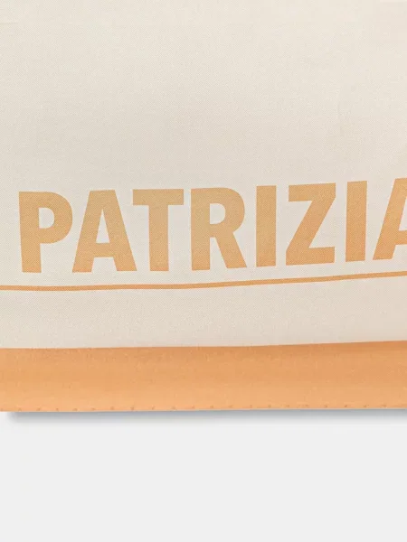 Шовкова хустка на шию Patrizia Pepe візерунок чорний