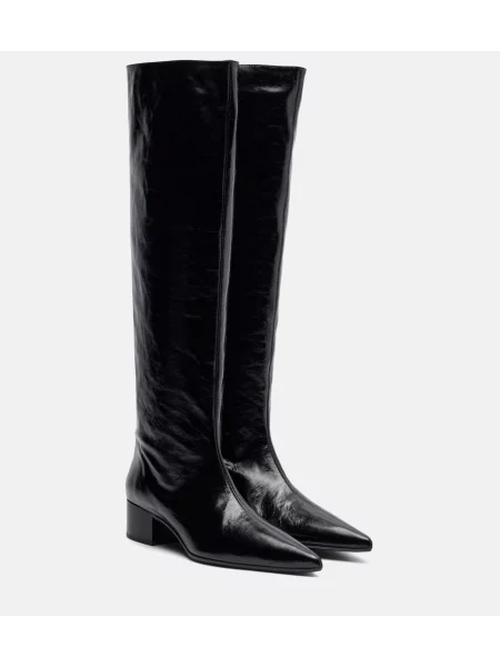 Cizme Khaite din piele negru