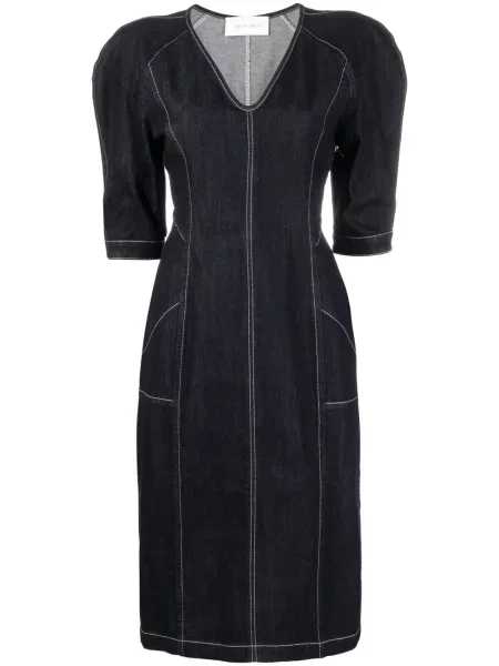 Rochie din denim Alberta Ferretti