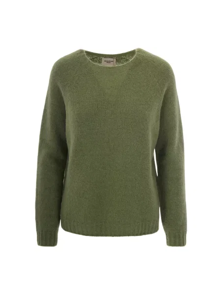 Dzianinowy sweter Max Mara zielony