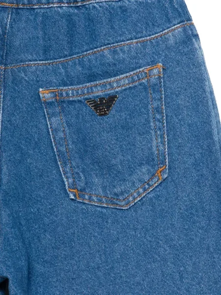 Szorty jeansowe dziecięce Emporio Armani niebieskie