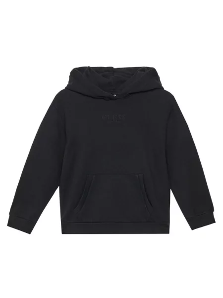 Guess Μπλούζα Oversize μαύρο