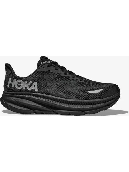 Buty trekkingowe HOKA Clifton 9 GORE-TEX czarno-czarny szary damske 36 czarne