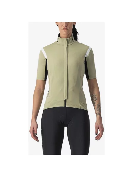 Koszulka Castelli Gabba RoS 2 Rosso Corsa GORE-TEX INFINIUM™ z krótkim rękawem Jasnozielona L biała