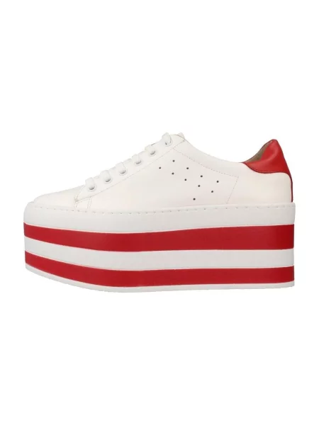 Pantofi Yellow alb