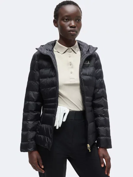 Emporio Armani Prechodná bunda čierna biela