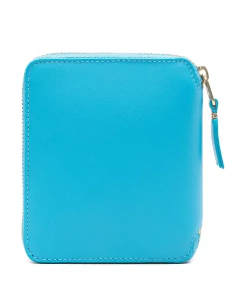 Portofel Comme Des Garçons Wallet din piele albastru