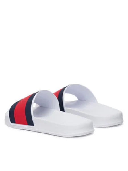 TOMMY HILFIGER Papucs tengerészkék / piros fehér