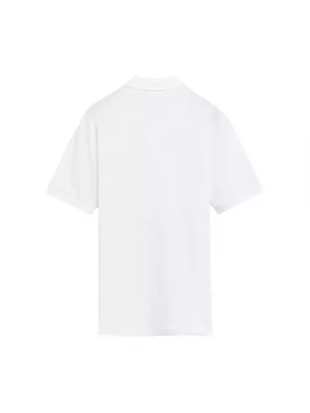 Koszulka polo o kroju regular fit z mieszanki bawełny Lacoste biała