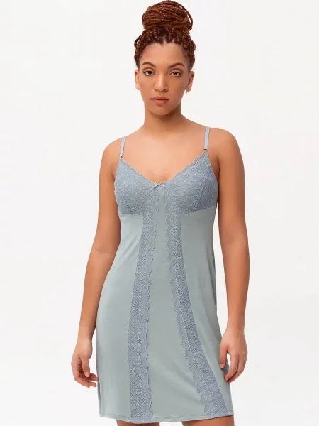 Leinle Нічна сорочка сірий