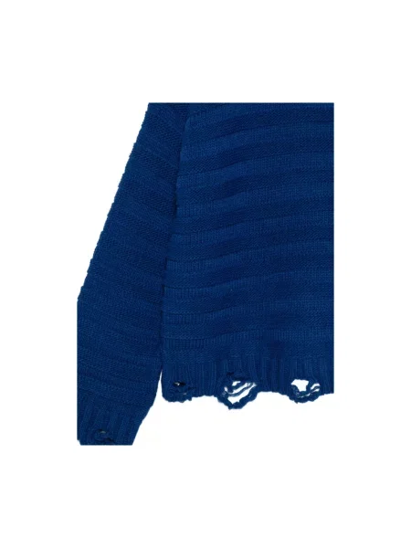 Sweter z golfem Mm6 Maison Margiela do golfa niebieski
