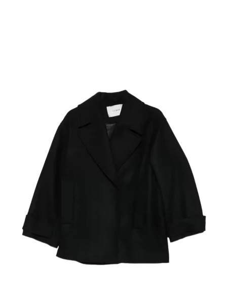 Palton Ivi Collection cu rever negru