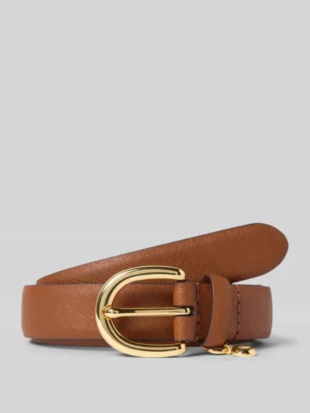 Pasek LAUREN RALPH LAUREN brązowy