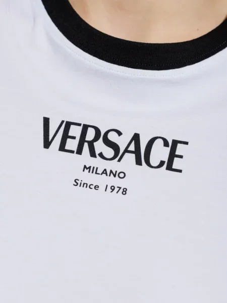 Top Versace alb