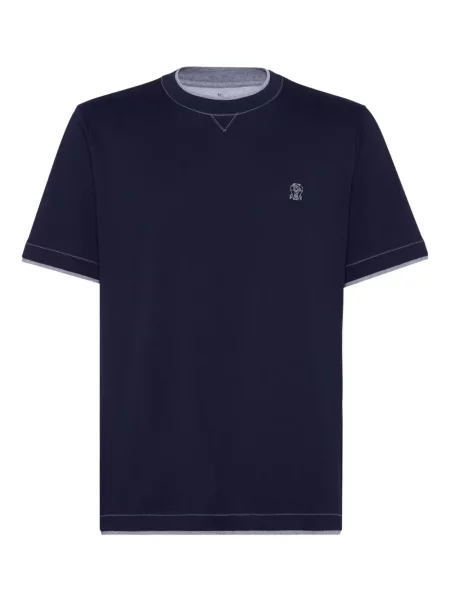 Tricou Brunello Cucinelli albastru