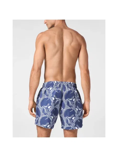Kąpielówki Philipp Plein niebieskie