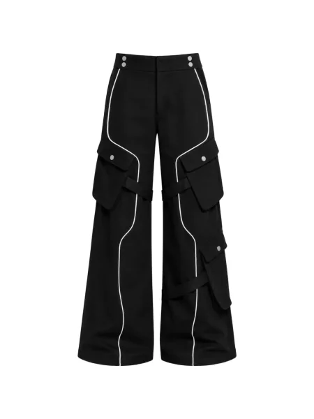 Pantaloni cargo Victourriahz negru