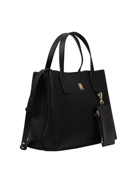 Tommy Hilfiger torebka crossbody z imitacji skóry czarna