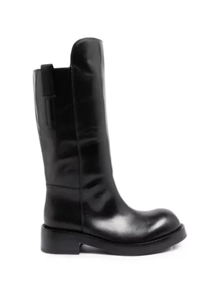 Botine Ann Demeulemeester din piele negru