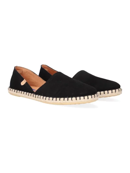 Espadryle Verbenas zamszowe czarne