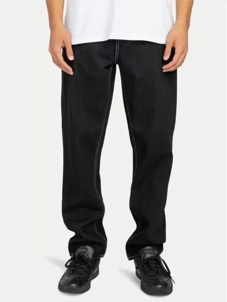Element Jeans hlače Regular 5 Denim Tapered Fit črna