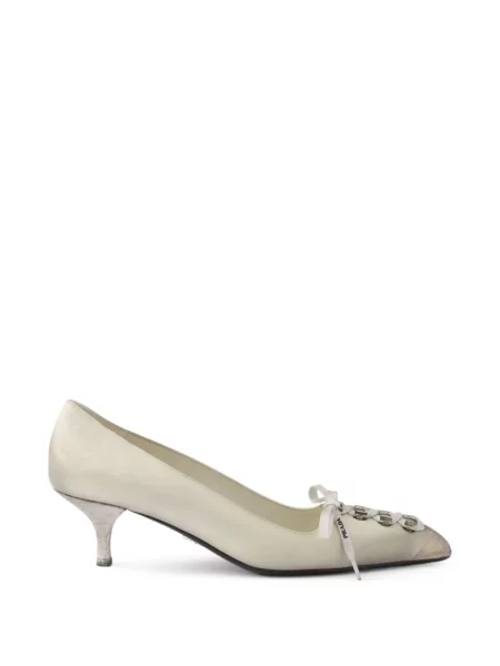Pantofi cu toc Prada din piele
